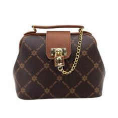 Bolsa Pequena Feminina Forrada Mini Bag Alça Transversal E Mão Luxo - 