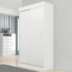 Guarda-Roupa Solteiro 2 Portas Berlim Ber201 Branco - Evidência Móveis