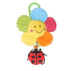 Brinquedo Musical Infantil Pendurado Com Pingente de Flor Requintado Brinquedo Musical Pendurado Com Som de Sino Macio Pelúcia para Entretenimento a Qualquer Hora e Em Qualquer