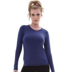 Camiseta Feminina Proteção Solar Uv5+ Manga Longa Light  Slim Fitness,