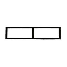 Caixilho Para Grelha Ferro Fundido Captação Esgoto 15x50cm - FUNDIÇÃO 