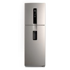 Geladeira Electrolux Frost Free Inverter 410L Água Na Porta Com Autosense Duplex Inox Look IW46S