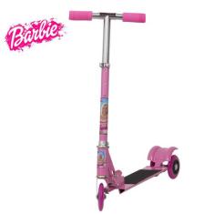 Patinete Barbie Feminino 3 Rodas Rosa Resistente Dobrável - TOYS 2U