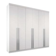 Guarda Roupa Santos Andirá Imaginare 6 Portas e 4 Gavetas Branco