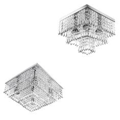Kit 2 Lustres Cristal Acrilico Sweet 30x30 + Dream 40x40