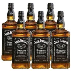 Whisky Jack Daniel`s Tennessee 1 Litro 06 Unidades
