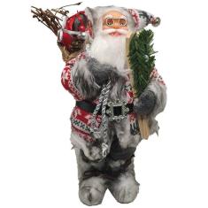 Boneco Papai Noel 30cm Natalino Decoraçao Natal Fim Do Ano Festa Comemoraçao Enfeite