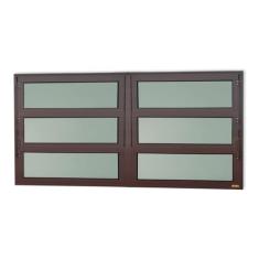 Janela de Alumínio Basculante 2 Seções 60x120cm Vidro Mini Boreal Elit