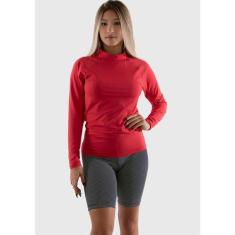 Blusa Térmica Diluxo Vermelha UV, Vermelho, M