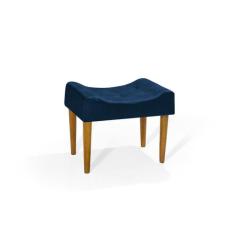 Banqueta estofadas para penteadeira espuma d-28 pes palito - DELACOSTE