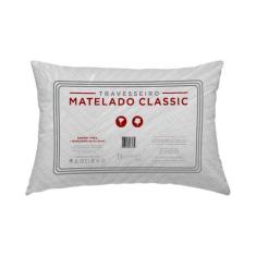 Travesseiro Suporte 65cm x 45cm Matelado Classic - DECORELLA, Branco