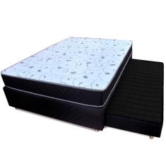 Colchão Casal D33 + Cama Box Colchão Auxiliar Bicama De Espuma bf Colchões 138x188x48cm