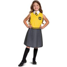Vestido harry potter, roupa oficial de fantasia do mundo mágico de Hogwarts, vestido clássico de tamanho infantil com gola e gravata