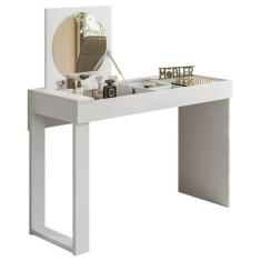 Escrivaninha Penteadeira Reppy 112 cm Branco MBL - Mobler, Branco