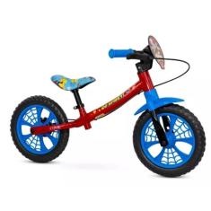 Bicicleta Balance Infantil Aro 12 Homem Aranha Nathor-Masculino