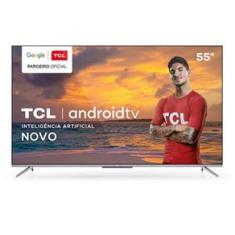 Smart TV TCL LED Ultra HD 4K 55&quot; Android TV com Google Assistant, Borda Ultrafina e Wi-Fi - 55P715