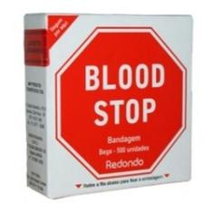 Curativo Redondo Blood Stop Bandagem Bege 500 Unidades
