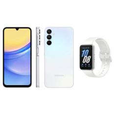 Smartphone Samsung Galaxy A15 6,5 128Gb - Azul Claro + Smartband Samsu