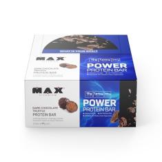 Max Titanium Power Protein Bar - 12 Unidades 41G Dark Chocolate Truffle
