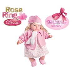 Boneca Reborn Rose Ring Fala/Canta 3 Cantigas Milk Brinquedo