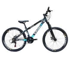 Bicicleta Vikingx Aro 26  Tuff-30  Shimano 21 Velocidades Pneu Flame-Unissex