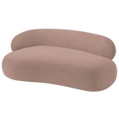 Divã Recamier Luxo Decorativo Canadá 180cm Lado Direito Linho - Doce S