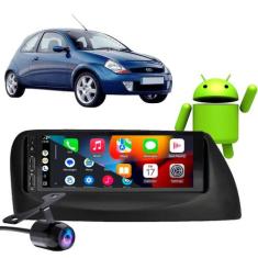 Central Multimídia Ford Ka 1998-2005 1 Din Android-Auto Carplay - E-Ca