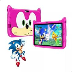 Tablet infantil Android 13 tela HD Playstore 64GB + 4GB Ram Wifi 5.0 e