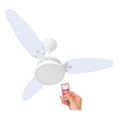 Ventilador De Teto Wind Light Cristal Led 18W