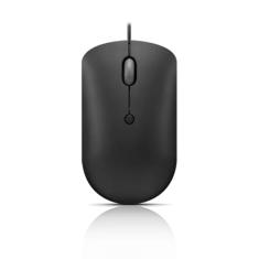 Mouse compacto com fio USB-C Lenovo 400, preto