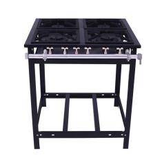 Fogão a Gás Industrial Extra 4 Queimadores 2 Duplos E4D2 - Venâncio