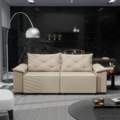 Sofá Retrátil E Reclinável 2 Lugares 230cm Napoles Montreal Bege