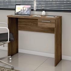 Mesa De Escritório 90cm 1 Gaveta Office Nt 2000 Notável Móveis Nogal Trend