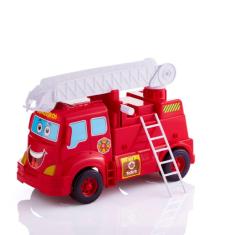 Caminhão Bombeiros Em Ação Com água, Som E Luz - Tateti 408