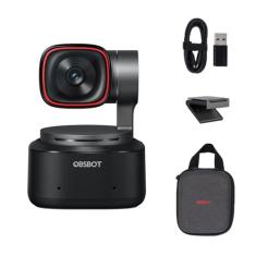 Webcams 4K Tiny 2 com controle de voz PTZ, rastreamento AI multimodo e foco automático, câmera web com sensor de 1/1,5", controle por gestos,OBSBOT 60 FPS, Adequado para go-pro/logi-tech/computador