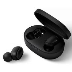 Fone de ouvido in-ear gamer sem fio compativel AirDots 2 preto com vis