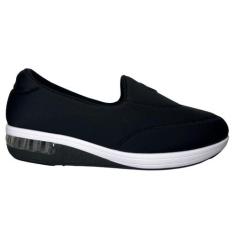 Tênis modare slipper confort 7320-239, Preto, 36