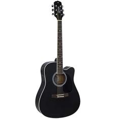 Violão Eletroacústico Dreadnought Aço GDC-1 CEQ Satin Black