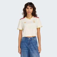 Camisa Cropped Adidas Flamengo III 2025 Feminina, P