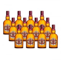 Whisky Escocês Chivas Regal 12 anos 750ml Caixa com 12 unidades