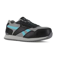 Reebok Tênis feminino Rb982 Harman Composite Toe Classic Work Cinza e Azul-petróleo Segurança, Preto, 42