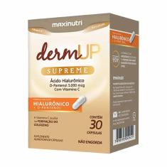 DermUp Supreme Acido Hialurônico D-Pantenol 30 Caps Maxinutri-Unissex