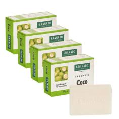 Kit 4 Sabonete de Coco Granado em Barra para Pele Mista e Oleosa 100g