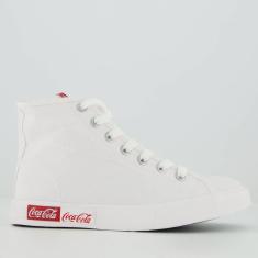 Tênis Coca Cola Blend Basic Hi Feminino Branco-Feminino