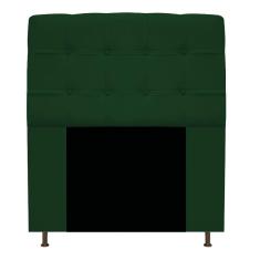 Cabeceira Estofada Mel 90 Cm Solteiro Suede Verde