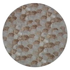 Sousplat Redondo de Madeira Pérola