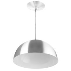 Lustre Pendente Meia Lua 30cm De Alumínio Soquete E-27 Escov