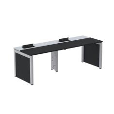 Escrivaninha Corporativa para 2 Pessoas 120x79,2cm Pscpp120 Preto/Cinza