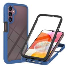 Capa para Samsung Galaxy A15 5G, à prova de poeira, à prova de choque, com protetor de tela temperado integrado, capa protetora para celular resistente para Samsung A15 5G 6,5 polegadas