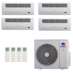 Ar-Condicionado Multi Split Inverter R-32 Gree 48.000 (2x Evap Cassete 1 Via 12.000 + 2x Evap Cassete 1 Via 18.000) Quente/Frio 220V